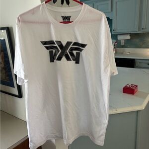 Authentic PXG White and Black Logo Men's Tee!  Never worn!